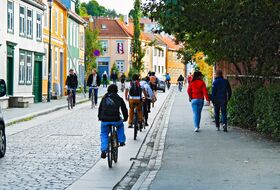 COZY BAKKLANDET: One of several attractive neighbourhoods in Trondheim – a place to live or just to stroll around. © Knut Opeide